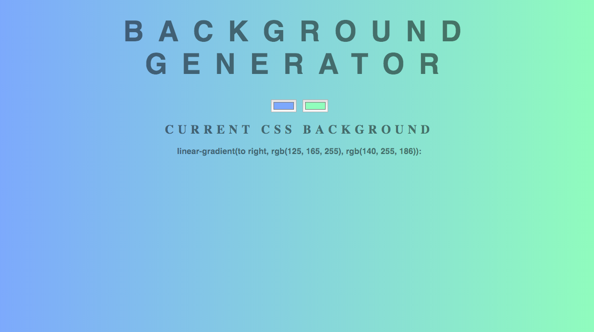 background generator
